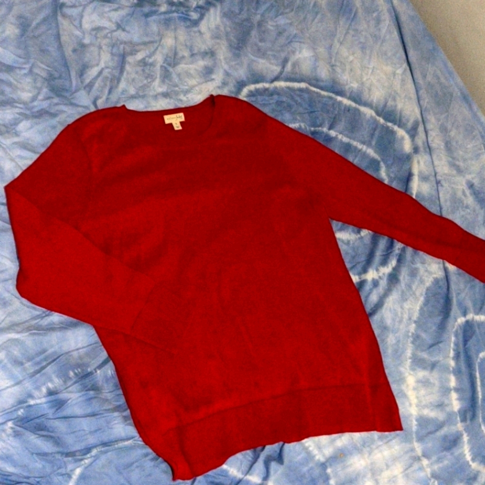 Red Pullover Sweater - Maison Jules